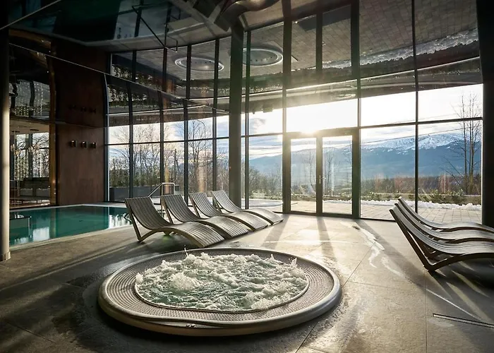 Zloty Horyzont Lux Glowny Budynek Z Basenem, Silownia, Grota Solna, Bawialnia I Restauracja Horyzont Smakow Apartment Szklarska Poreba